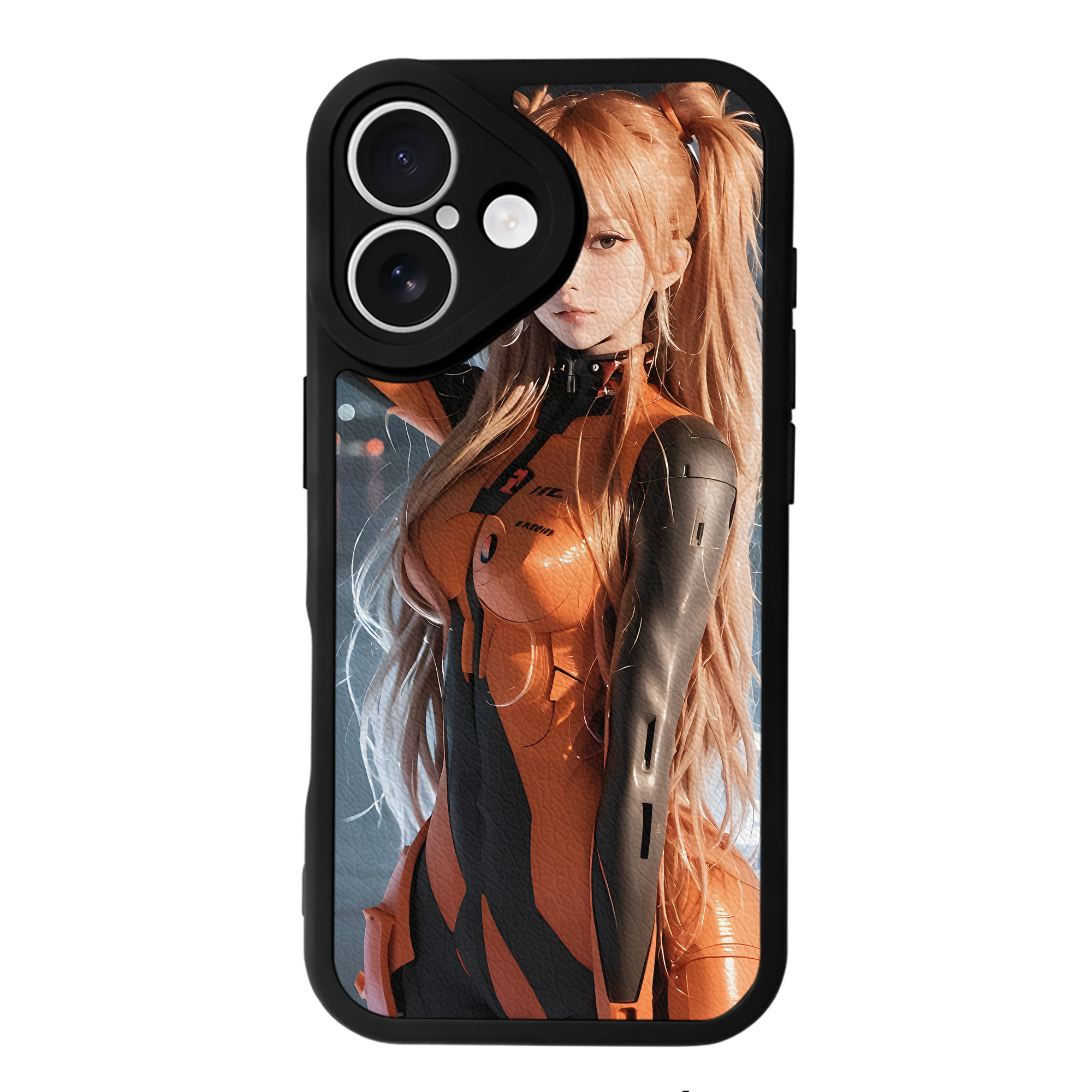 （画像用） EVA 新世紀エヴァンゲリオン 【iPhone 16シリーズ対応】シリコンスマホケース（レザー調） 材質：シリコン